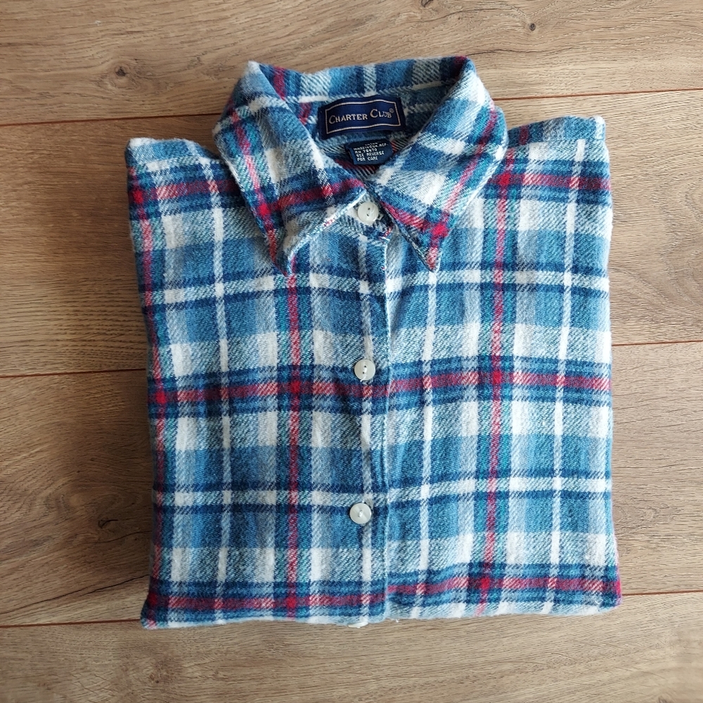 Women's Blue Flannel